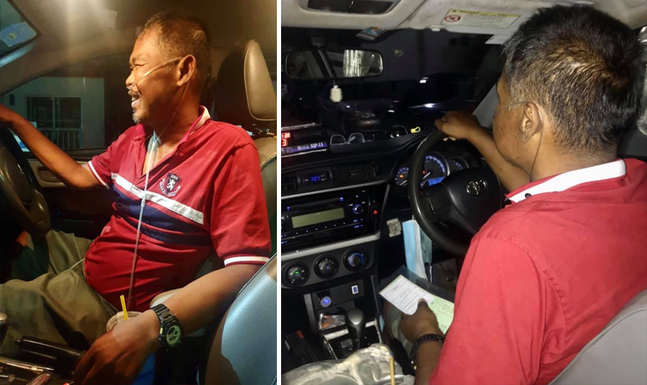 Isang pasahero ang labis na humanga sa taxi driver na ito na nakasuot pa ng oxygen tube para lamang makapagtrabaho sa kabila ng kaniyang karamdaman!