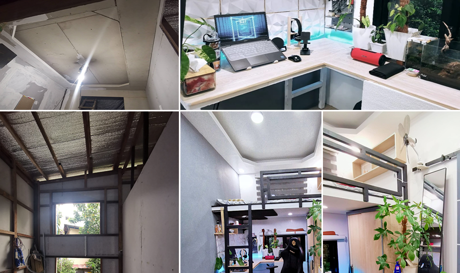 Ipinasilip ng isang binata ang kanyang napundar na tahanan at ibinahagi ang kanyang karanasan sa pagtatayo ng kanyang pangarap na kwarto.